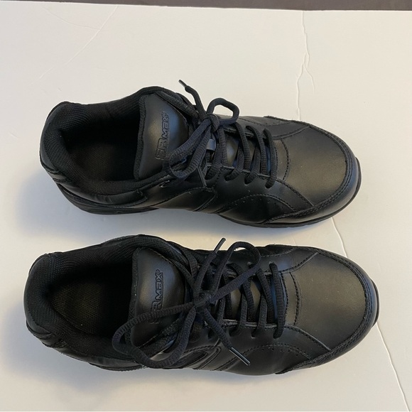 SR Max Slip Resistant SS Grip Black Shoes Size 7.5 Uniform - Picture 2 of 8